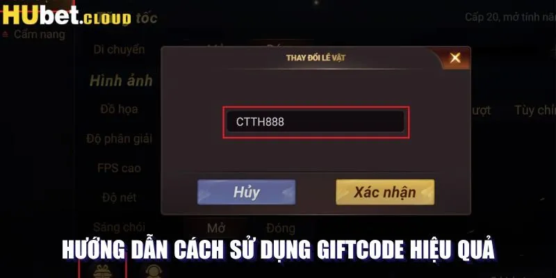 Hướng dẫn chi tiết cách nhận giftcode tại Hubet