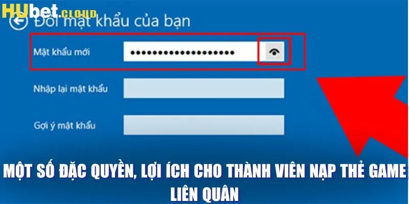 Đi đến cài đặt và mở phần đổi mật khẩu